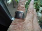 mooie massieve helemaal gladde zware ring 925 mt 15,5, Sieraden, Tassen en Uiterlijk, Ringen, Heer, Ophalen of Verzenden, Zilver