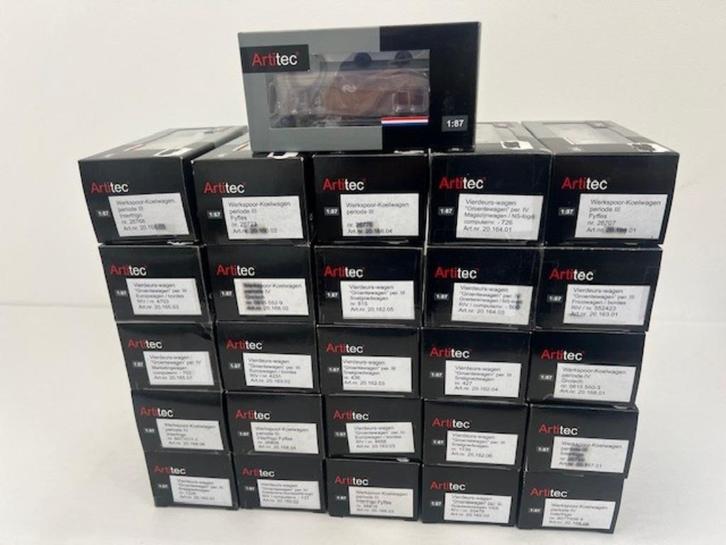 Artitec Groentewagens 17 diverse soorten zgan in OVP, Hobby en Vrije tijd, Modeltreinen | H0, Zo goed als nieuw, Wagon, Gelijkstroom of Wisselstroom