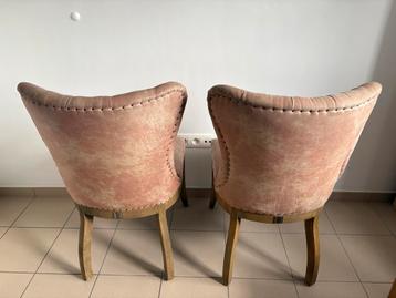 2x Beige Wessex Dining chair (Rivièra Maison) beschikbaar voor biedingen