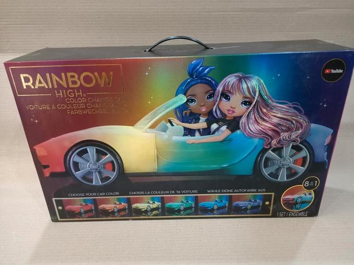 Rainbow High Kleurveranderende Auto, Kinderen en Baby's, Speelgoed | Overig, Ophalen of Verzenden