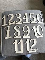 Houten Tafelnummers 1-12, Antiek en Kunst, Ophalen of Verzenden