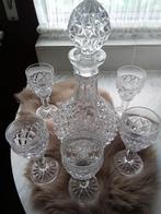 Nieuw zeven delig kristallen set!!!, Ophalen of Verzenden