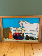 Vintage Wandtapijt - Kinderen, Paard & Dieren Jan Jans en, Ophalen