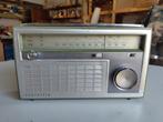 Vintage reisradio Clarville in leren tas, Ophalen