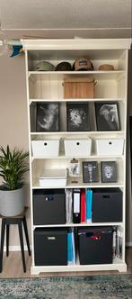 Witte boekenkast, Ophalen, Modern chique, 200 cm of meer, 50 tot 100 cm