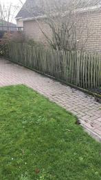 10m Hekjes + 4 Schuttingpalen, Ophalen of Verzenden, Gebruikt, Hout