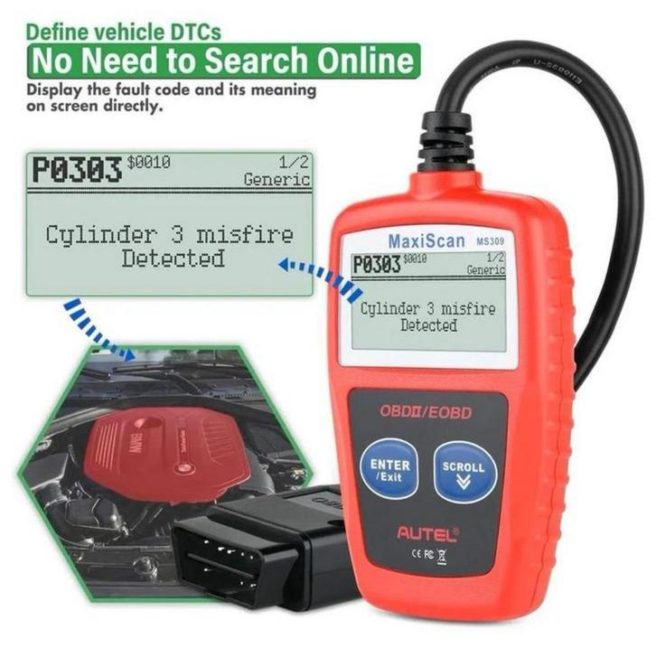 OBD2 Uitleesapparaat voor Auto's, Auto diversen, Autogereedschap, Nieuw, Ophalen of Verzenden