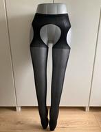 Zwarte open panty, Verzenden, Nieuw, Zwart, Panty