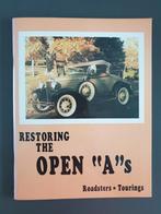 Ford Restoring The Open A / Roadsters - Tourings, Boeken, Auto's | Boeken, Ophalen of Verzenden, Zo goed als nieuw, Ford