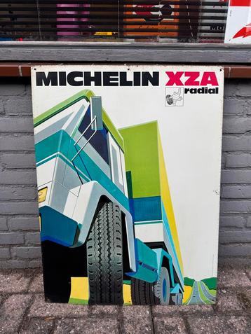 Vintage Michelin XZA Reclamebord beschikbaar voor biedingen