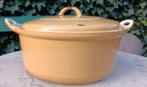 MADE IN FRANCE STAUB? vintage gietijzer pan deksel Ø28 (G81), Huis en Inrichting, Keuken | Potten en Pannen, Gebruikt, Gietijzer