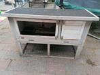Houten buiten konijnenhok GRATIS, Dieren en Toebehoren, Ophalen, Gebruikt, 60 tot 90 cm, Cavia