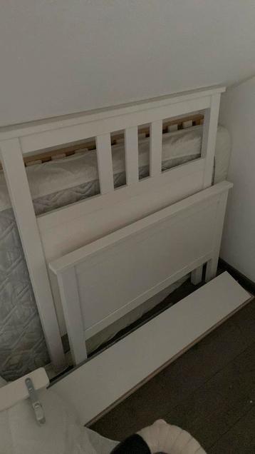 Ikea Hemnes bedframe, wit, 90x200 - afbeelding 2