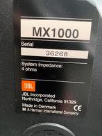 2stuka JBL MX 1000, Ophalen, Gebruikt, Front, Rear of Stereo speakers, JBL