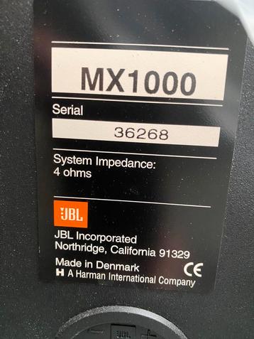2stuka JBL MX 1000 beschikbaar voor biedingen