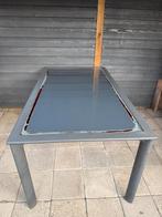 Stalen sterke tuintafel / opknapper, Ophalen, Gebruikt, Rechthoekig, Metaal