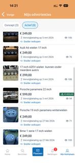 Partij velgen en wielen in een koop, Auto-onderdelen, Banden en Velgen, Ophalen of Verzenden, Zomerbanden, Banden en Velgen