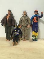 Action Man poppen 4 stuks retro vintage duiker, leger,, Verzenden