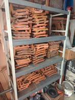 Ouderwetse rode dakpannen, Doe-het-zelf en Verbouw, Dakpannen en Dakbedekking, Ophalen, Gebruikt, Steen of Klei, 5 tot 10 m²
