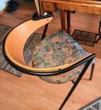 4 Prachtige vintage design stoelen, Zo goed als nieuw, Ophalen