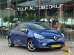 Renault Clio 1.2 TCe GT Line Sport Automaat 2016 Top staat, Stof, Gebruikt, Blauw, Origineel Nederlands