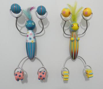 popdesign - Pylones - 2 kleurrijke (kunst) voorwerpen [1007] beschikbaar voor biedingen