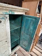 Antieke brocante kast. Leuk origineel kastje, Tuin en Terras, Ophalen of Verzenden, Gebruikt, Hout