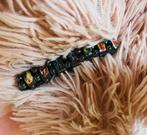 Armband met afbeeldingen, Zwart, Ophalen of Verzenden, Zo goed als nieuw, Elastiek