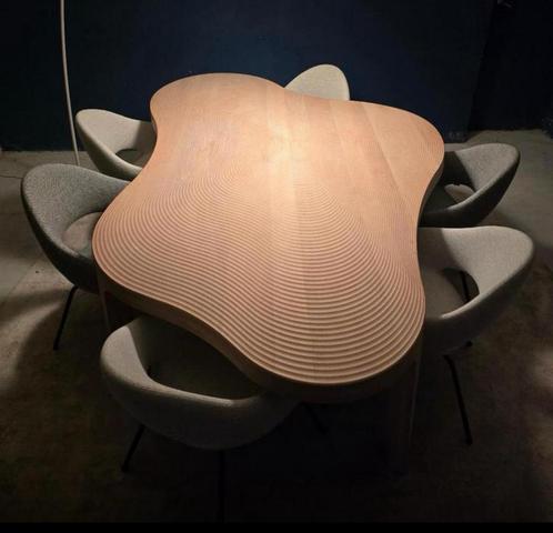 Linteloo Isola tafel L & M eiken naturel white nieuw in doos, Huis en Inrichting, Tafels | Eettafels, Nieuw, 150 tot 200 cm, 200 cm of meer