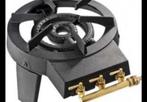 Wok of camping gas cooker gietijzer 3 brandstanden €35,-, Tuin en Terras, Ophalen of Verzenden, Nieuw, Gas