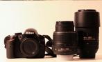 Nikon D3200 + Nikkor lens AF-S DX 55-300mm f/4.5-5.6G ED VR, Ophalen, Spiegelreflex, Zo goed als nieuw, Nikon