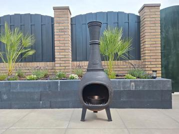 Fancy flames gietijzeren tuinhaard zgan 122cm hoog beschikbaar voor biedingen