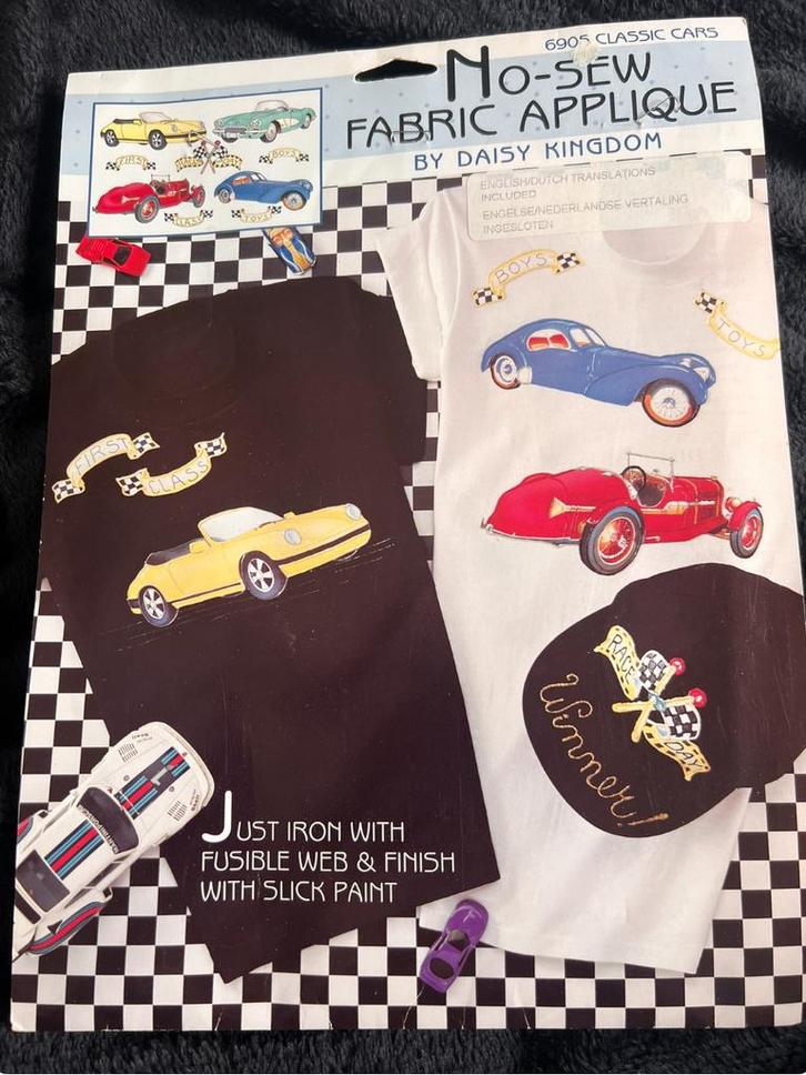 Strijk Applicaties Auto's - Knutselen, Hobby en Vrije tijd, Kledingapplicaties en Hotfix, Nieuw, Ophalen of Verzenden