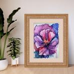 Unieke aquarel handgeschilderd!, Verzenden