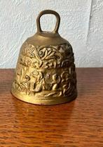Antieke Koperen Tafelbel, Ophalen of Verzenden, Gebruikt