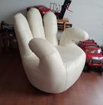 Mooie leren design draai fauteuil, Ophalen, Zo goed als nieuw, 75 tot 100 cm, 50 tot 75 cm
