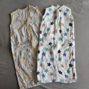 2 zomer babyslaapzakjes 70 cm beschikbaar voor biedingen