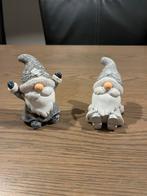 Leuke feestige Tuinkabouters - Set van 2, Ophalen of Verzenden, Zo goed als nieuw, Steen, Tuinkabouter