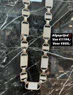 925 zilveren platte magnum ketting, Ophalen of Verzenden, Nieuw, Zilver, Zilver