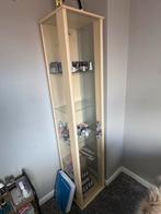Vitrinekast met glazen planken, Ophalen, Minder dan 50 cm, Gebruikt, Glas