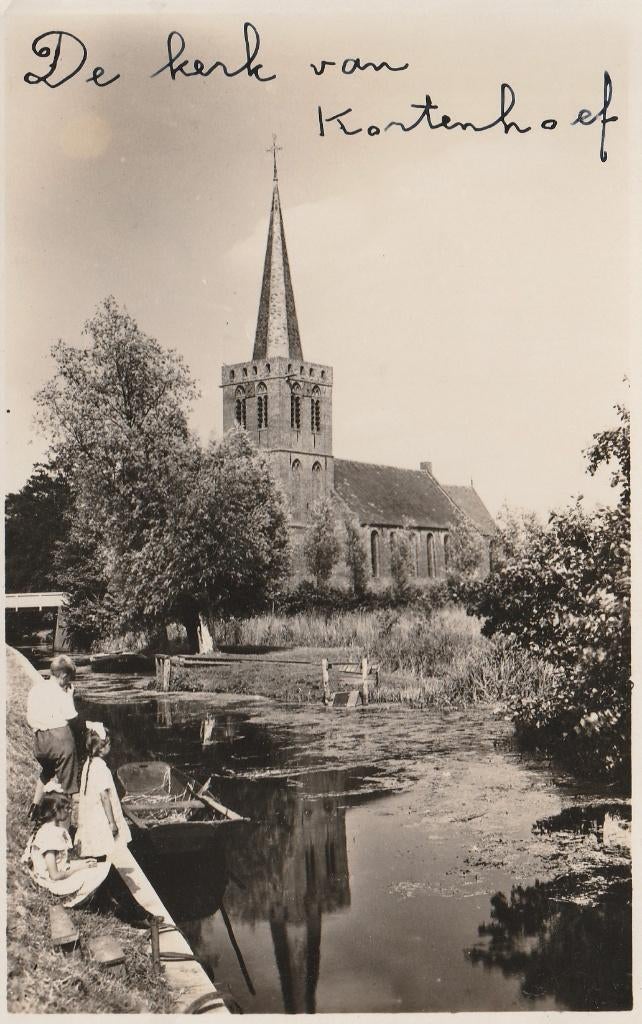 Kortenhoef, Verzamelen, Ansichtkaarten | Nederland, Ophalen of Verzenden, 1960 tot 1980, Ongelopen, Noord-Holland