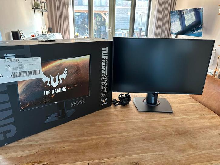 Asus 27” 2K 165hz gaming monitor zgan in doos, Computers en Software, Monitoren, Zo goed als nieuw, 151 t/m 200 Hz, Gaming, IPS