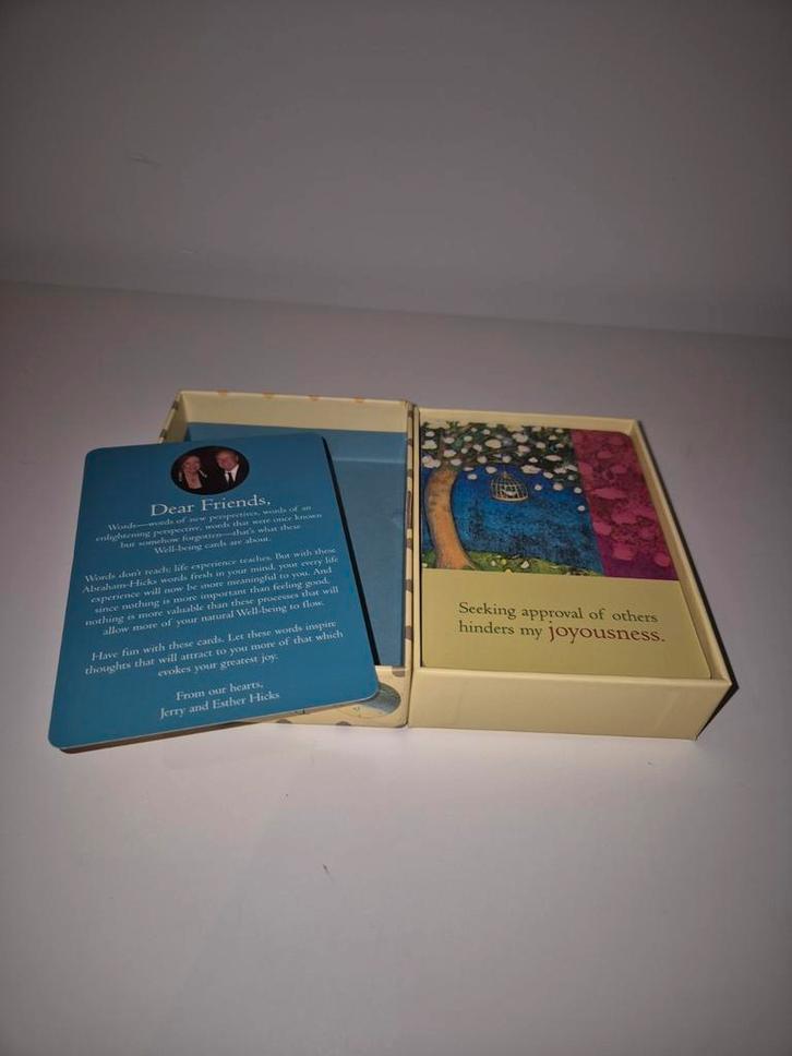 Abraham Well-Being Kaarten - Esther & Jerry Hicks, Boeken, Esoterie en Spiritualiteit, Zo goed als nieuw, Overige typen, Spiritualiteit algemeen