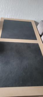 Eikentafel met leisteen 2meter lang 1 meter breed, Ophalen, 200 cm of meer, 50 tot 100 cm, Zo goed als nieuw
