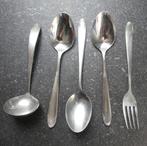 Gero Zilmeta bestek model 507 Polka lepels vork juslepel, Ophalen of Verzenden, Gebruikt, Rvs of Chroom, Los bestek