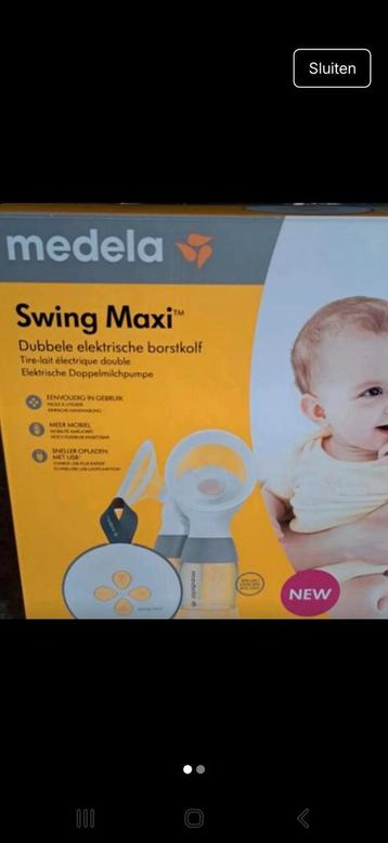 Medela swing maxi dubbele elektrische kolf beschikbaar voor biedingen