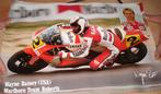 Poster. Wayne. Rainey motorcoureur 1984 - 1993. Uniek, Verzamelen, Ophalen, Zo goed als nieuw, Auto's