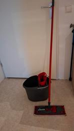Vileda emmer met dweilstok, Ophalen, Zo goed als nieuw, Kunststof