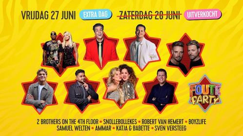 Q Music Foute Party - Vrijdag 27 Juni - 4 tickets, Tickets en Kaartjes, Evenementen en Festivals, Twee personen