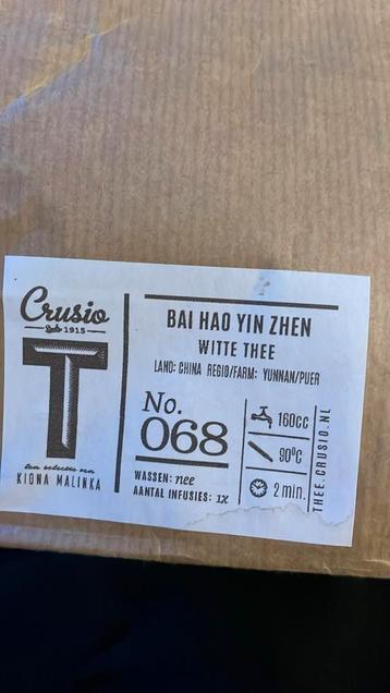 Bai hao yin zhen witte thee beschikbaar voor biedingen